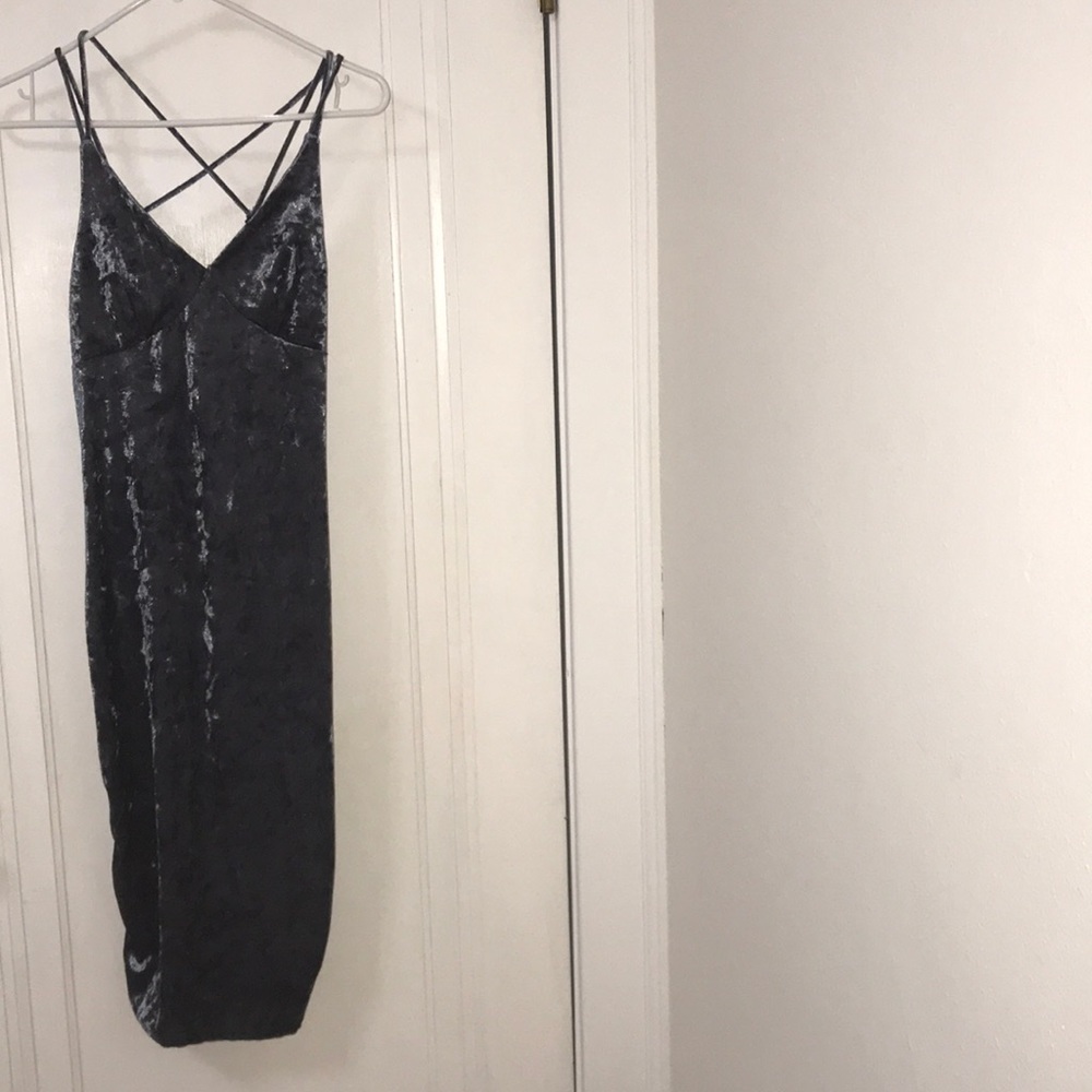 Suede dress